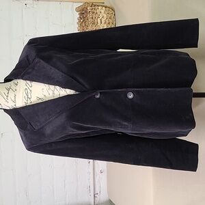 Y2K Velvet Black Gap Blazer Size 14